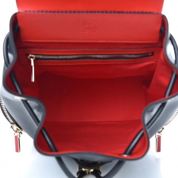 Calfskin PVC Explorafunk Backpack Gold Black Louboutin main image 4
